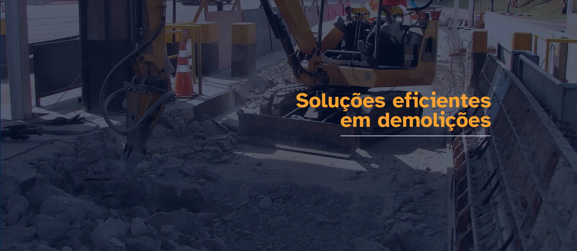 Soluções eficientes em demolições